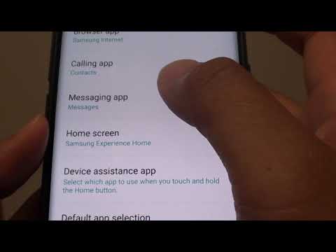 Samsung Galaxy S9 / S9+: Change Default Messaging App