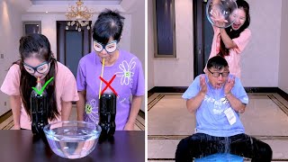 Join the Exciting Snorting Coke Challenge! #FunnyFamily #PartyGames#Familygames