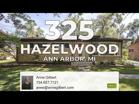 325 Hazelwood Avenue, Ann Arbor, MI home video tour
