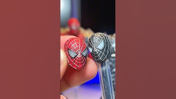 Custom headsculpts🕷️🔥#marvel #actionfigures #toyscommunity #marvellegends #spiderman #mafex #toys