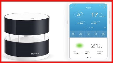 Wireless Anemometer with Wind Speed and Direction Sensor – Wind Gauge for Netatmo Weather Station