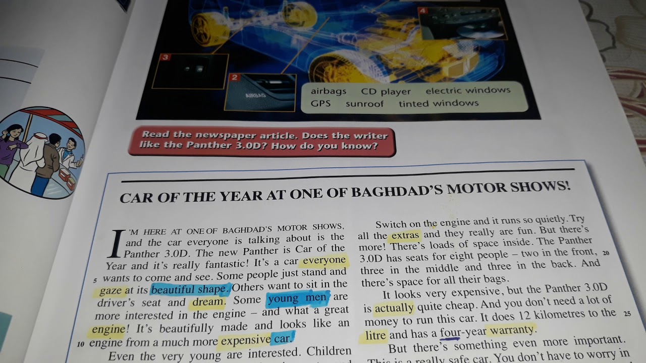 unit one/lesson 3/textbook (car of the year!)