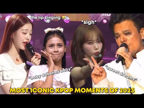 MOST ICONIC KPOP MOMENTS OF 2023