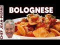 Perfect Bolognese Sauce with Orecchiette Pasta - Chef Jean-Pierre