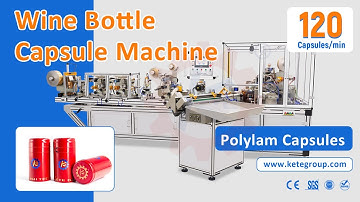 Wine Capsule Machine For PVC Heat Shrink Wine Capsules and Polylam Capsules