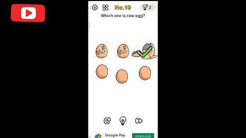 Which one is Raw egg| Brain out No 19|Watch Video Games