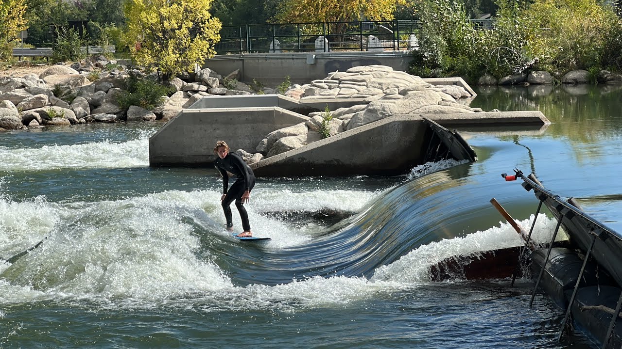 attempting-to-surf-the-river-wave-in-boise-idaho-youtube
