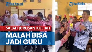 VIRAL Video Curhatan Pria Merasa Salah Jurusan Kuliah, Tapi Kini Malah Bersyukur Bisa Jadi Guru