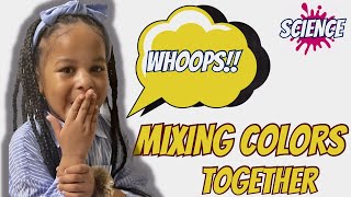 MIXING COLORS SCIENCE EXPERIMENT FOR KIDS|
