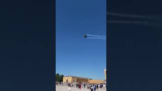 Solo Türk Anitkabi̇r Çevresi̇nden Gösteri̇ Uçuşu Yapti