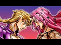 Giorno vs Diavolo [full fight] - manga with anime audio