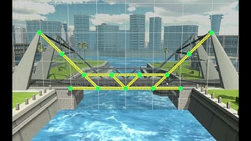 Building all the bridges in the city in Bridge Builder!