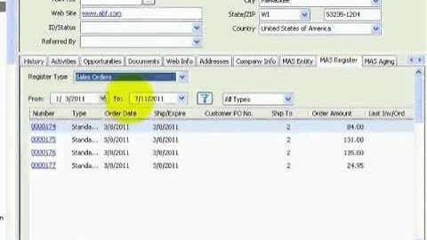 Introduction GUMU™ ACT! Link for Sage MAS 90/200 ERP