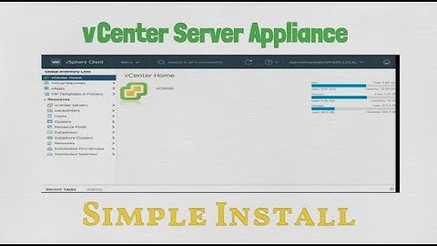 vCenter Server Appliance...SIMPLE Install
