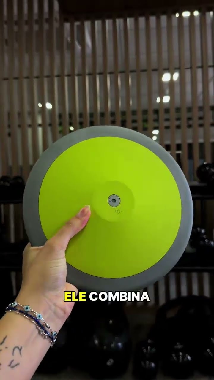 Vídeo 1 — Disco de atletismo 2 kg em Aço Powered by CBAt Pista e Campo