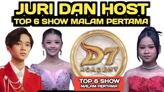 Download Lagu JURI DAN HOST KONSER TOP 6 SHOW MALAM PERTAMA   /  SIAPAKAH YANG AKAN MENDAPATKAN ALL SO ? MP3