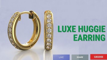 Learn How To Make A HUGGIE EARRINGs LOCK | हग्गी इयररिंग्स लॉक बनाने का तरीका जानें | Earring Lock |