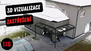 3D vizualizace stínící techniky www.hezkystin.cz #hezkystin #3d #vizualizace