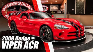 2009 Dodge Viper Acr For Sale Vanguard Motor Sales #0679