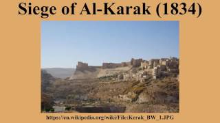 Siege of Al-Karak (1834)