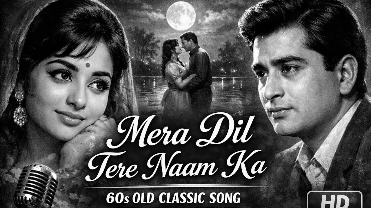 Mera Dil Tere Naam Ka | 60s Classic Love Song | Retro Hindi Melody
