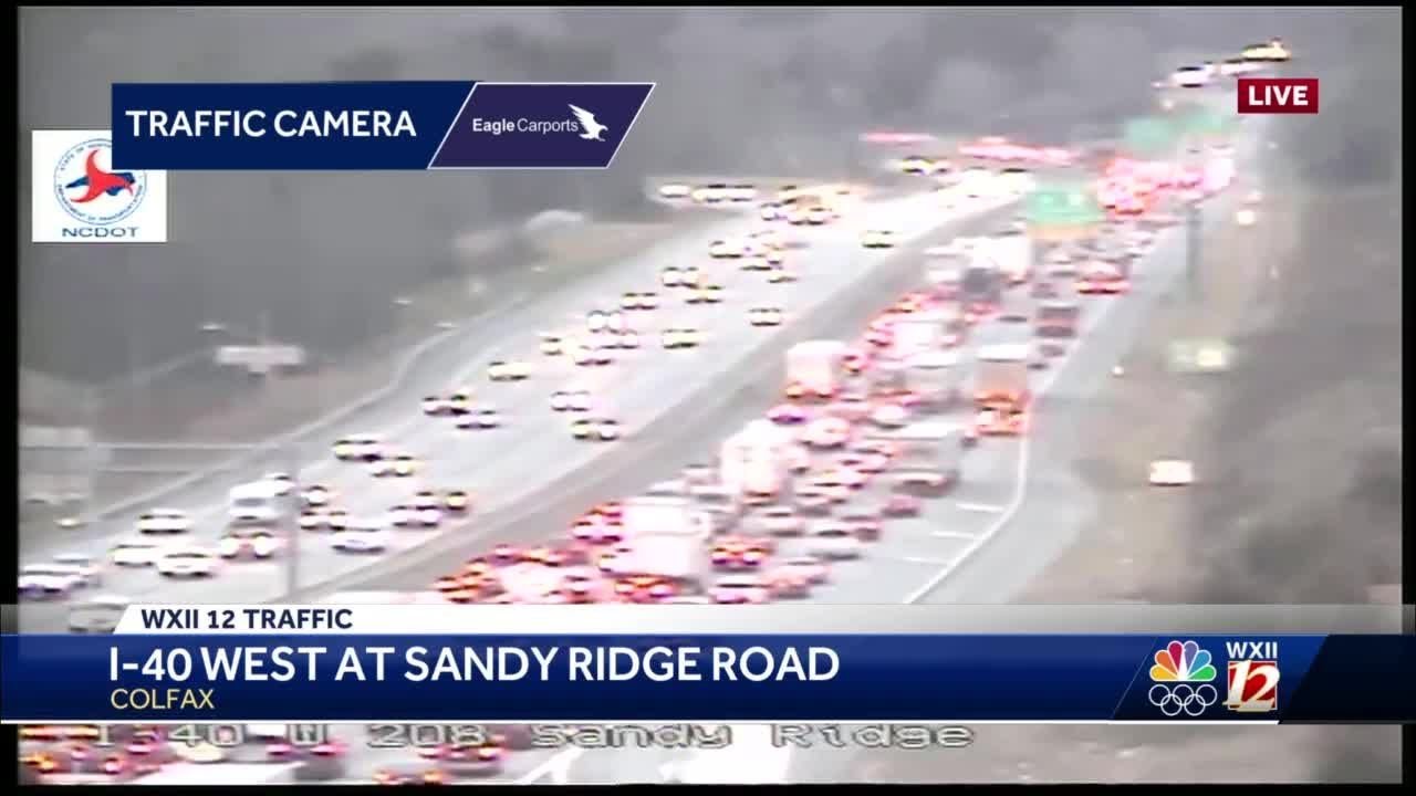 Guilford County crash shuts down several lanes on Interstate 40 West ...