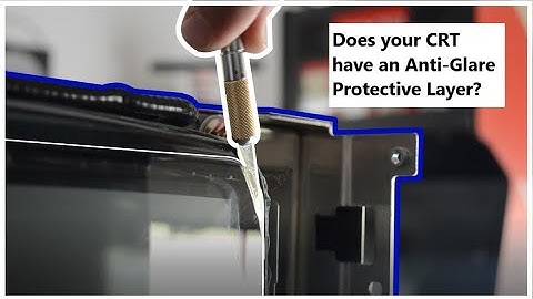 Sony PVM 20L5 | Chipped Screen Fix | Screen Protective Layer & Bezel Repairs