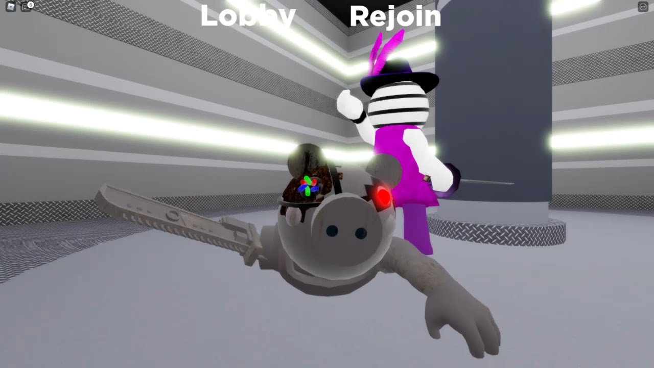 Roblox Piggy New Broken Robby Jumpscare Npc Test Youtube - nibi reg face roblox