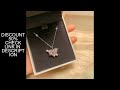 Fashion Pink Planet Heart Zircon Necklace Women Charm Aesthetic Clavicle Chain Necklace Valentines D