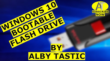 How to create a Windows 10 bootable Flash Drive.