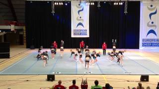 Prague Eagles Senior Czech Repulic European Cheerleading Championship 2012