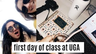VLOG: last first day of school EVER ( @ UGA )