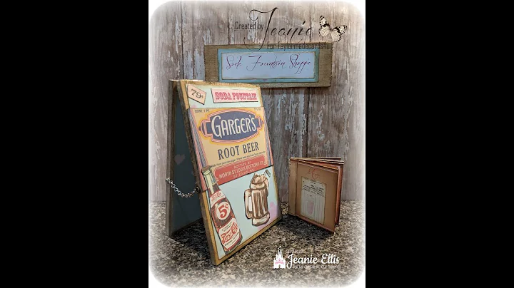 Miniature Sidewalk Billboard, Door Sign, and Menu