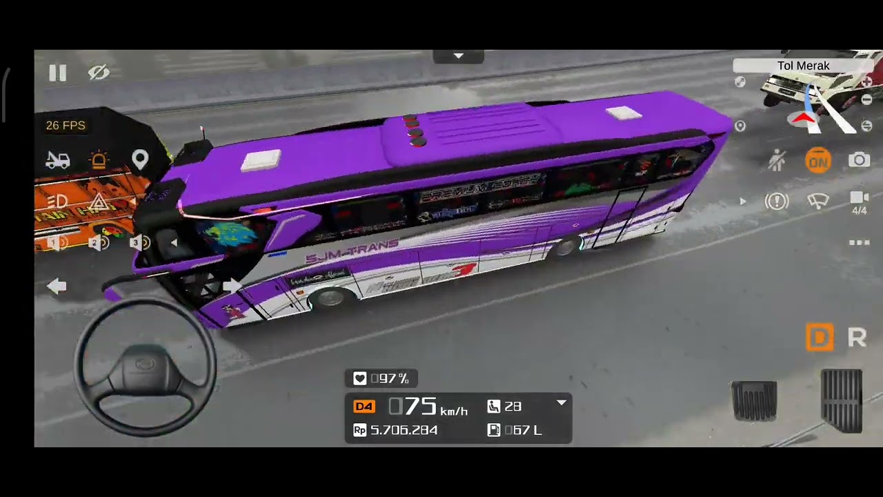 BUS SJM TRANS HARI INI 24 MARET BUSSID I BUS SIMULATOR INDONESIA - YouTube