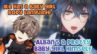 Ike also thinks Alban is a baby girl too