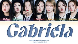 ai Cover Babymonster gabriela By Katseye color Coded S