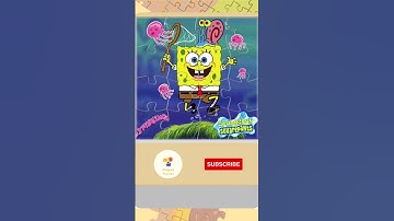 SpongeBob and Gary catch Jellyfish #puzzle #shorts