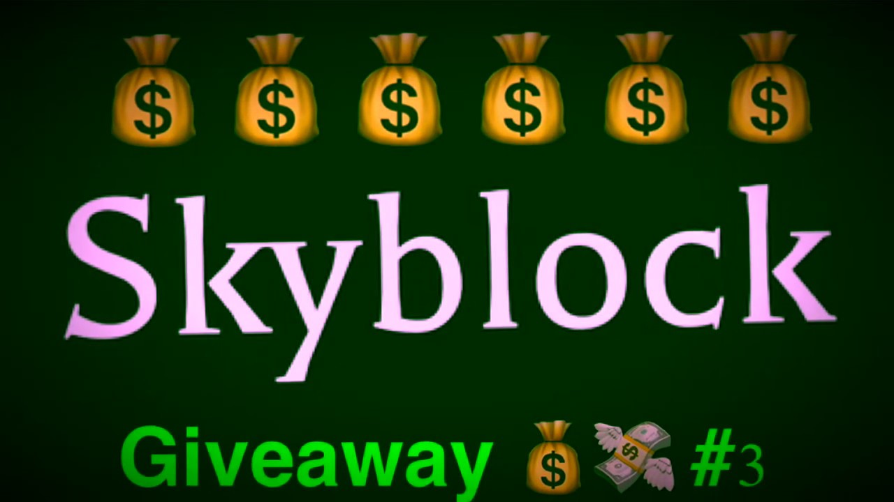 SKYBLOCK GIVEAWAY , Daily Skyblock Roblox Giveaway , Free coins money an totems in skyblock