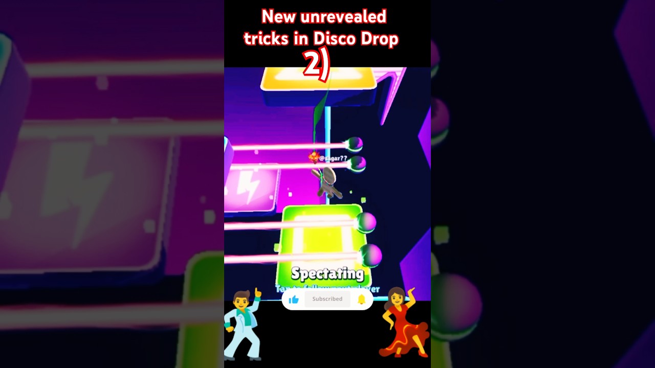 Brand new tricks in Disco Drop Map 🕺💃| 