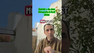 Quinté + du Jour de Dimanche 5 Avril 2026 #pmu #gagnant #turf #quinte #pari
