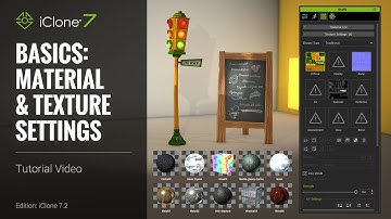 iClone Basics Tutorial - Material and Texture Settings