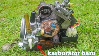 Upgrade Karburator mesin 2 tak mini | 2 Stroke Engine