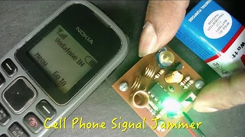 How Make Your Own Cell Phone Signal Jammer Using NE555 Timer