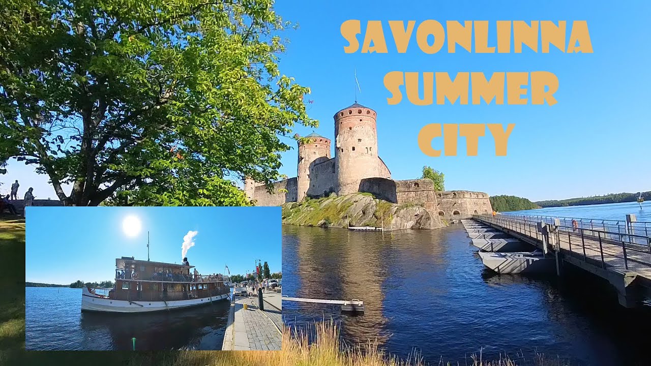 Savonlinna kesäkaupunki. | Savonlinna summer city.
