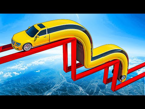 Long Cars vs Stairs in GTA 5