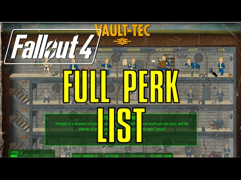 Fallout 4 Perk Chart Full