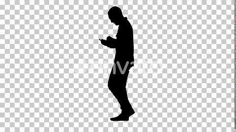 Silhouette man, Alpha Channel | Motion Graphics - Envato elements