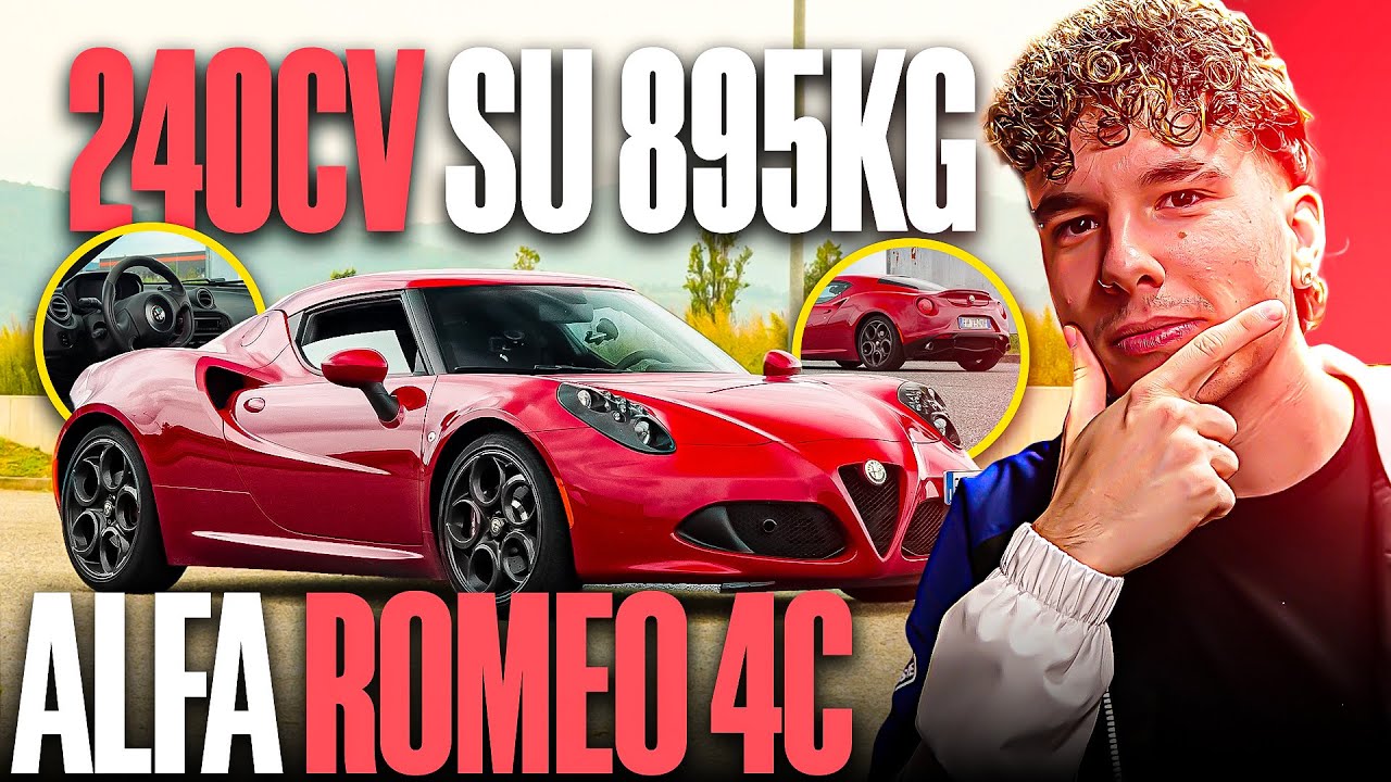 ALFA ROMEO 4C: 895 KG e 240 CV!!😱🏎️| un SOGNO su ruote!!