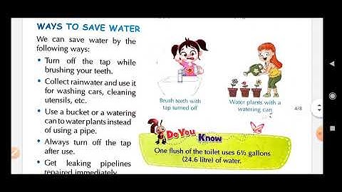Storing & Saving Water Class - III (Chapter - 5) Environmental Studies