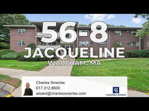 56-8 Jacqueline Road, Waltham, MA home video tour
